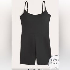 Abercrombie black ponte onesie